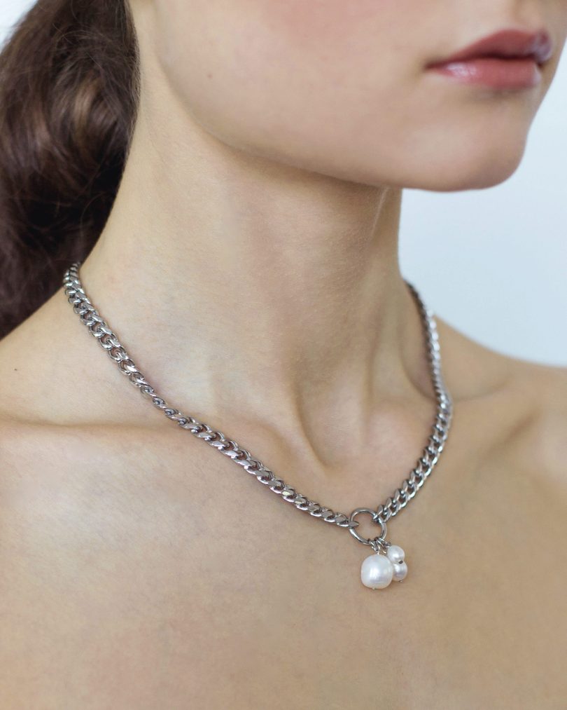 CHAIN PEARL NECKLAC